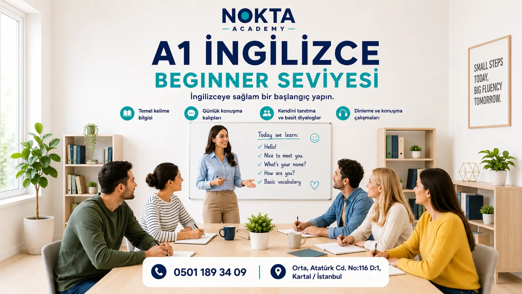 İstanbul Online İngilizce ve Yabancı Dil Kursu a1 ingilizce seviyesi