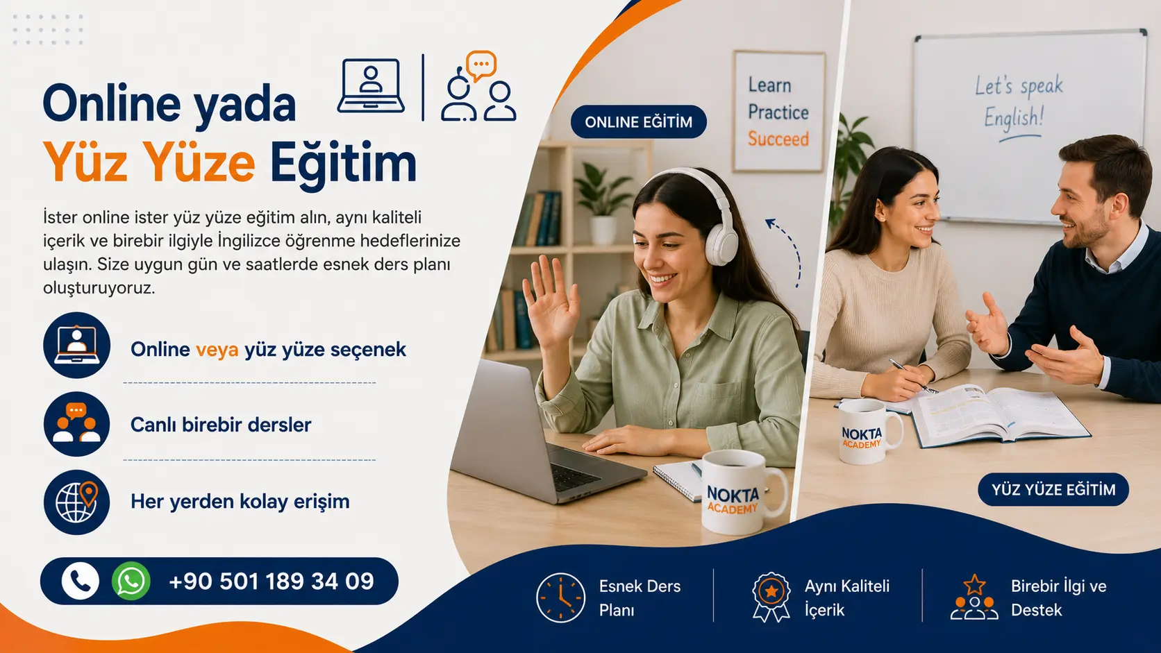 İstanbul Online İngilizce ve Yabancı Dil Kursu online ingilizce yuzyuzedersler