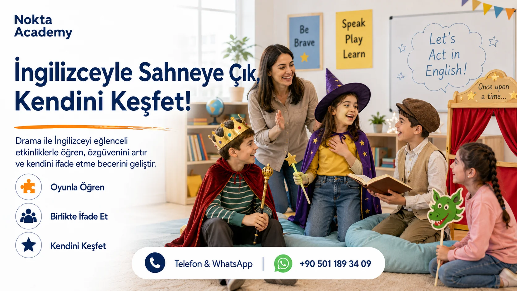 İstanbul Online İngilizce ve Yabancı Dil Kursu ingilizce kursu drama ingilizce satinal